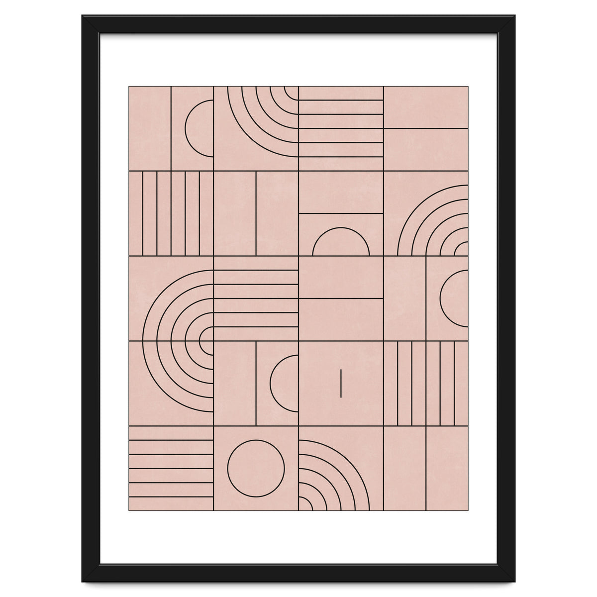 My Favorite Geometric Patterns No.20 - Pale Pink