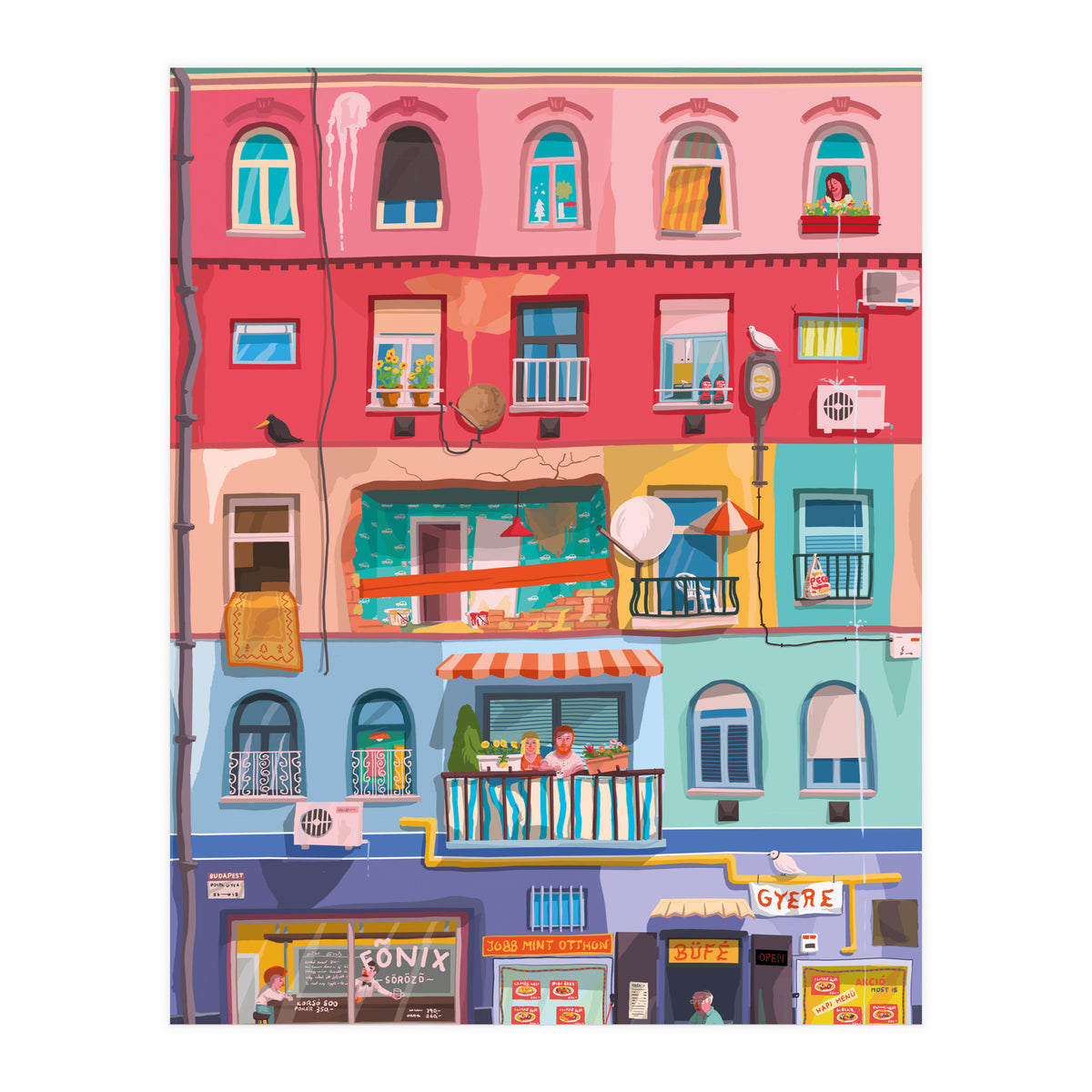 Frontage Budapest (Print Only)