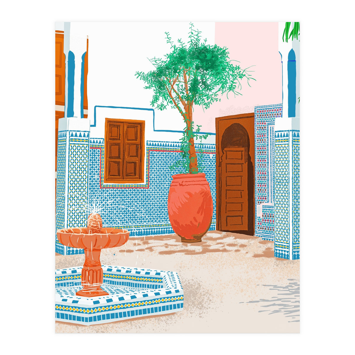 Moroccan Villa (Print Only)