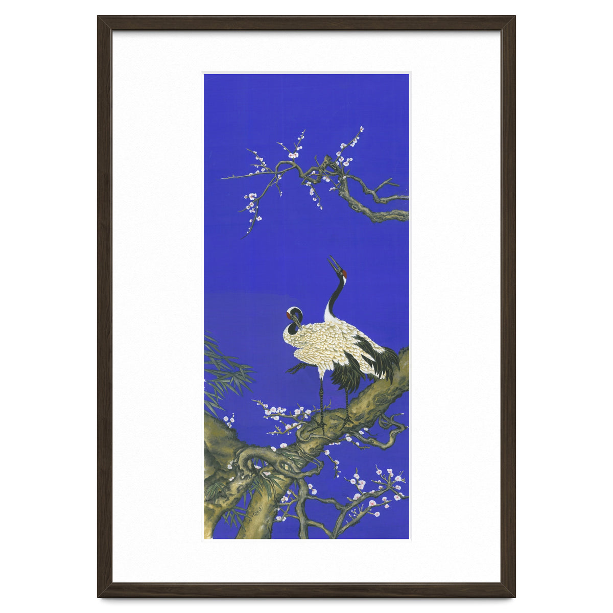 Cranes & Peach Blossom