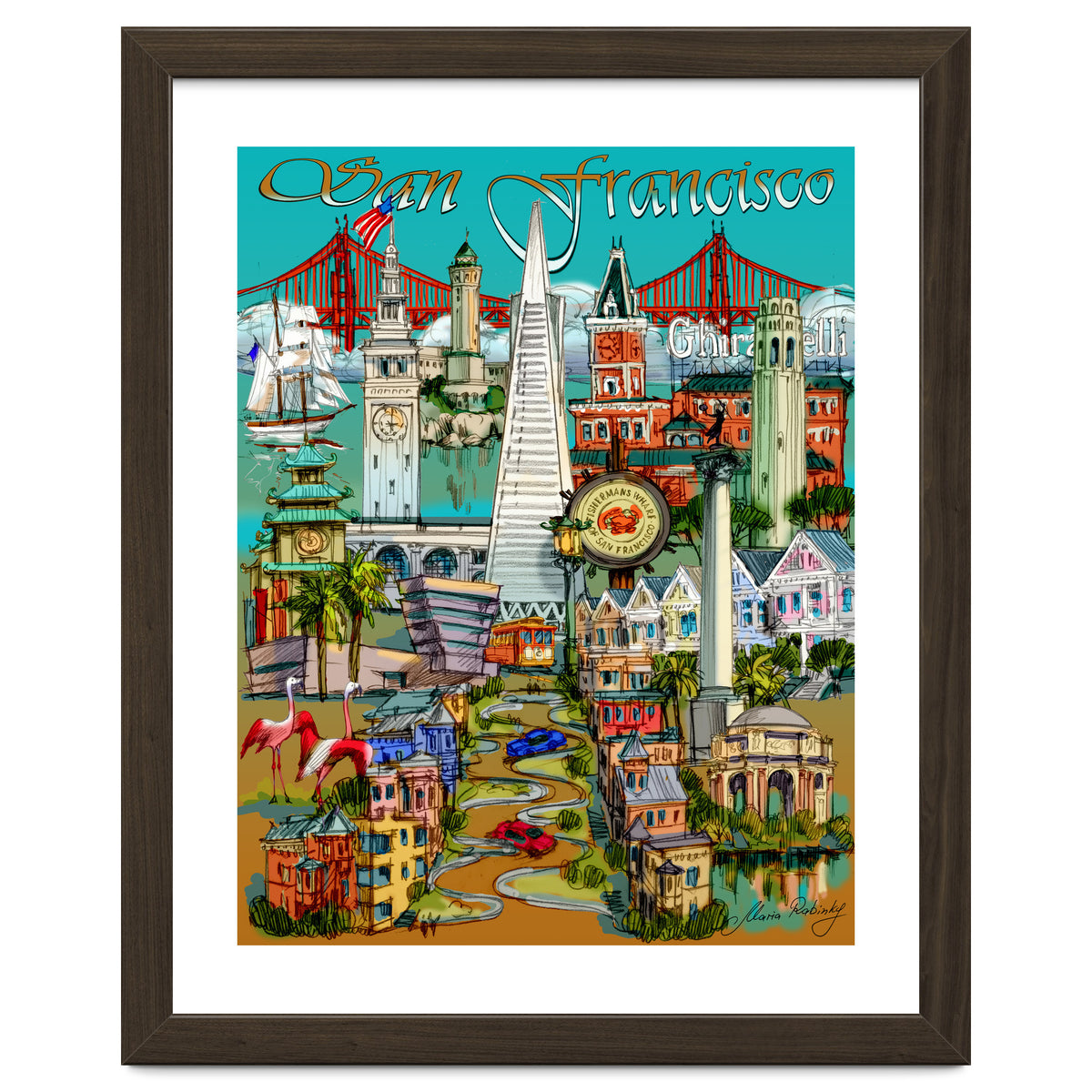 San Francisco Illustration