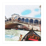 Lovely Gondola Ride Venetian Bridge (Print Only) thumbnail