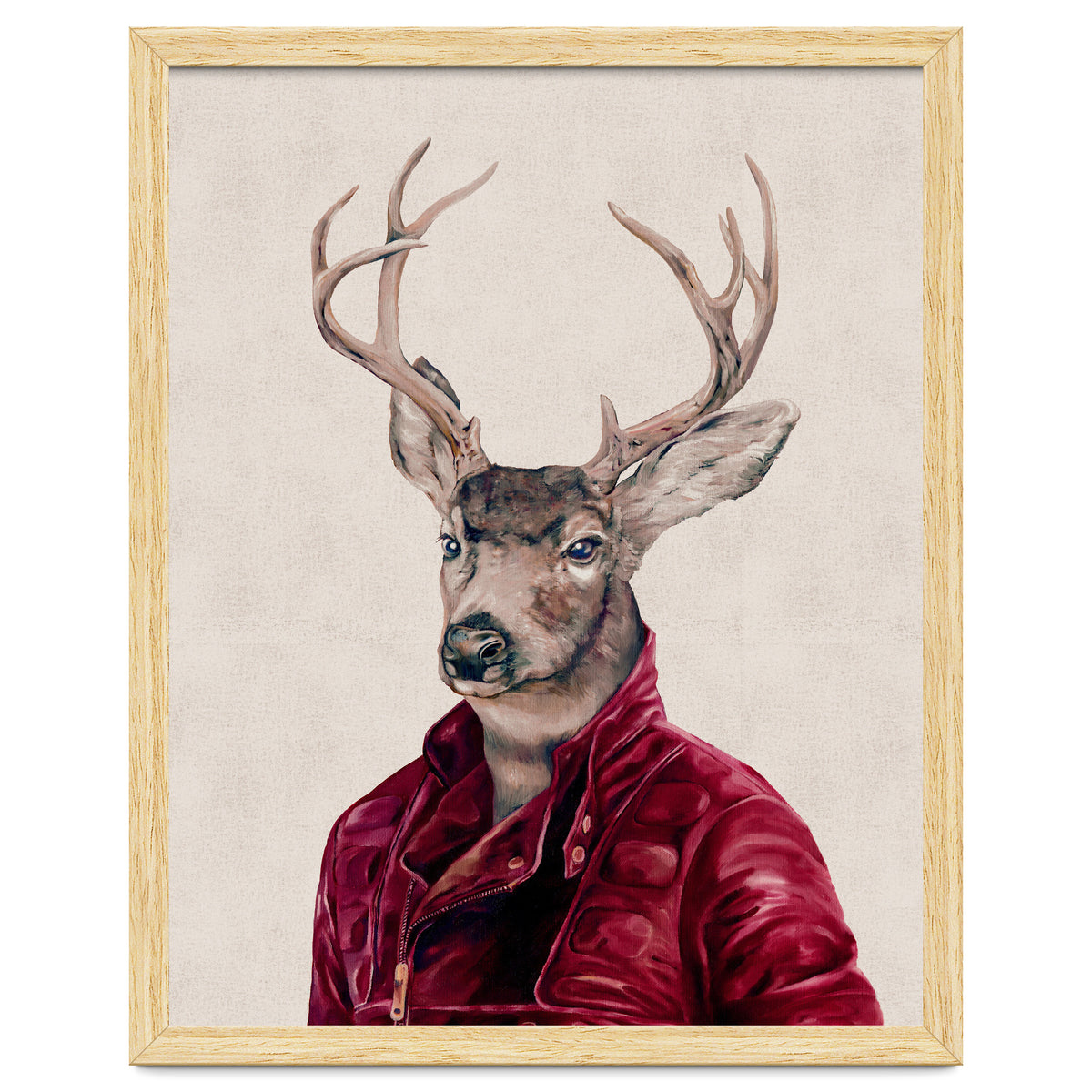 Deer In Leather