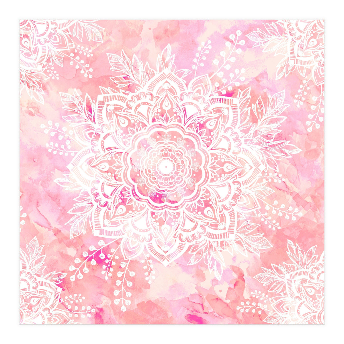 Queen Starring of Mandalas-Rose (Print Only)