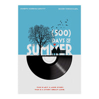 500 days of summer movie poster (Print Only)