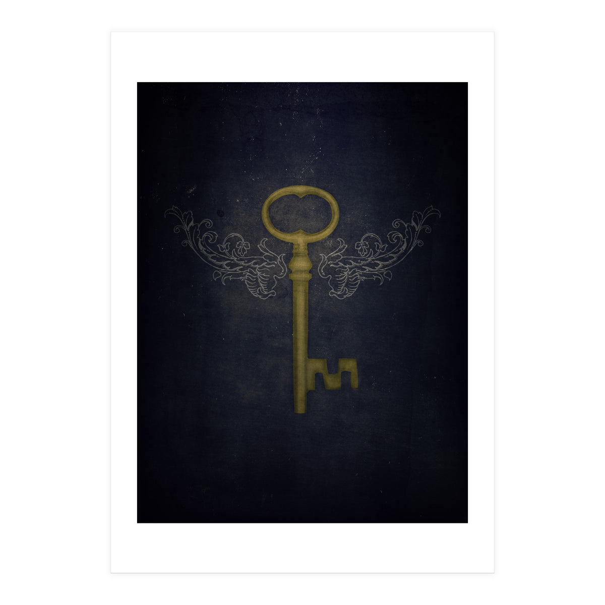 Winged Key (Print Only)