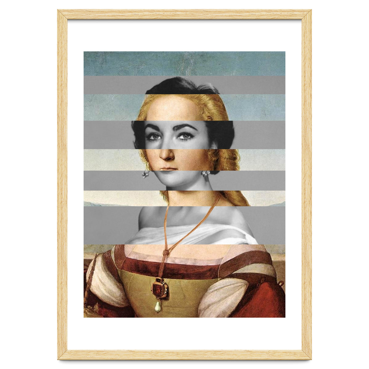 Rafael Portrait of Young Woman with Unicorn & Liz Taylor