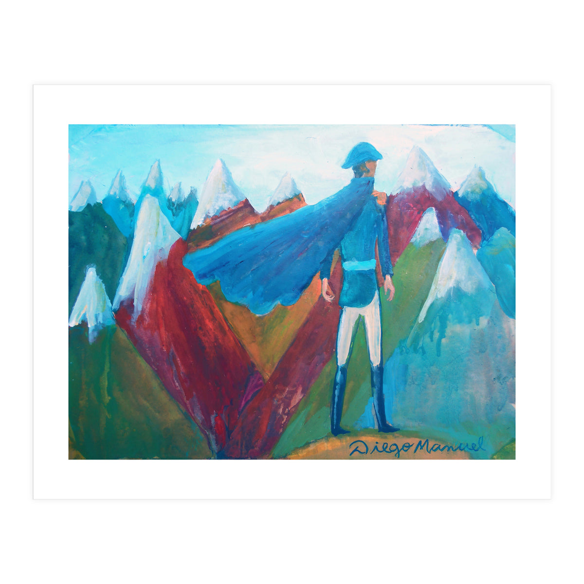 San Martin Cruzando Los Andes 5 (Print Only)