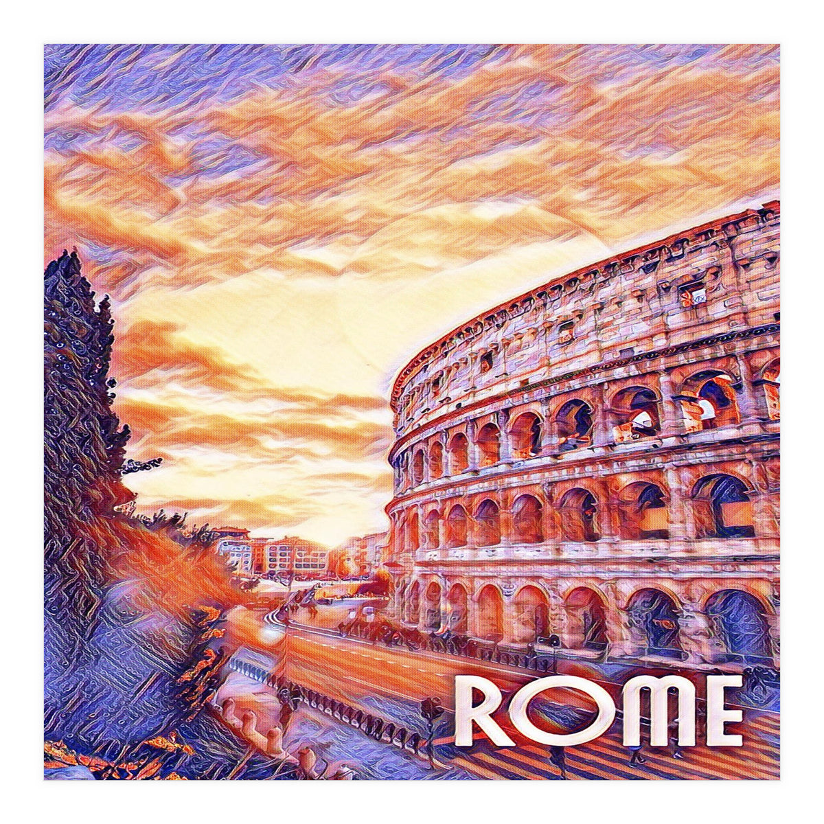 Rome Colosseo, Italy (Print Only)