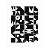 My Favorite Geometric Patterns No.18 - Black (Print Only) thumbnail