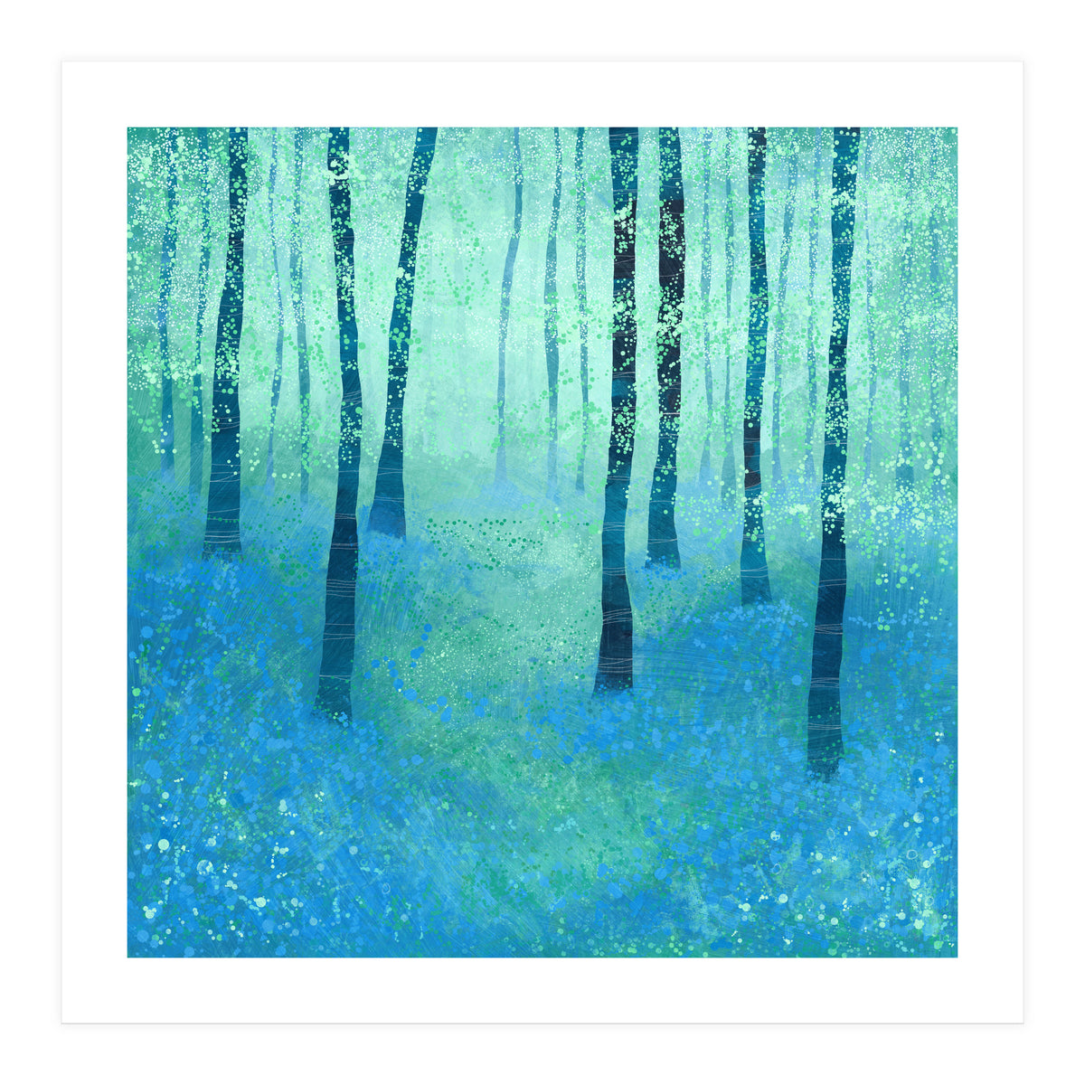 Bluebells, Challock (Print Only)