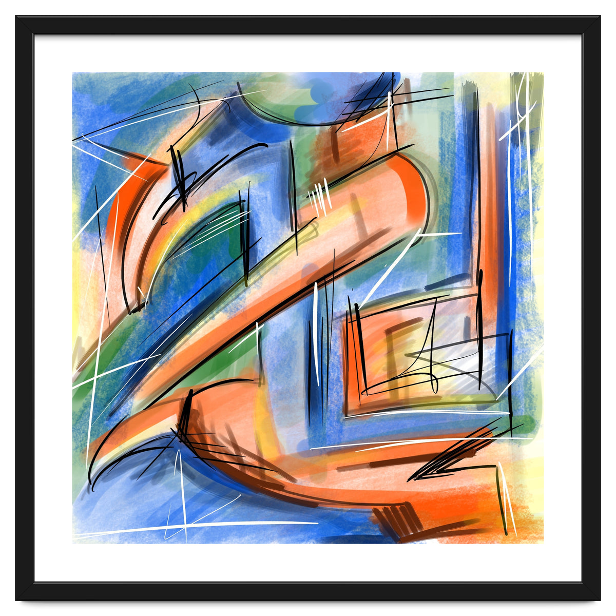 Emersions In Blue And Orange