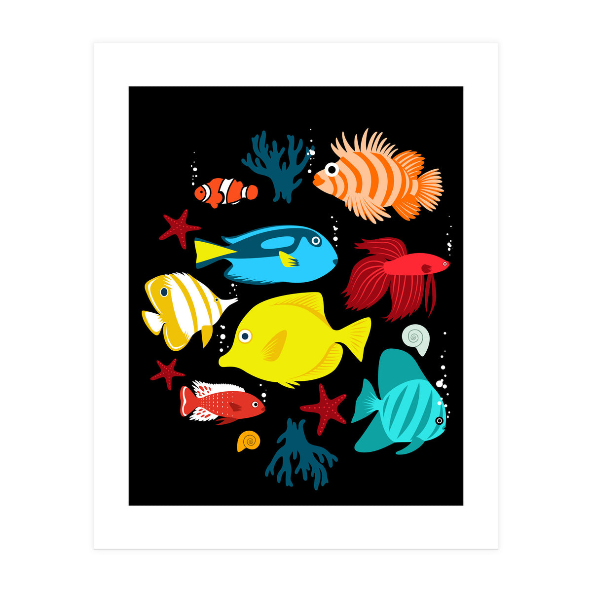 Tropical Fish (Print Only)