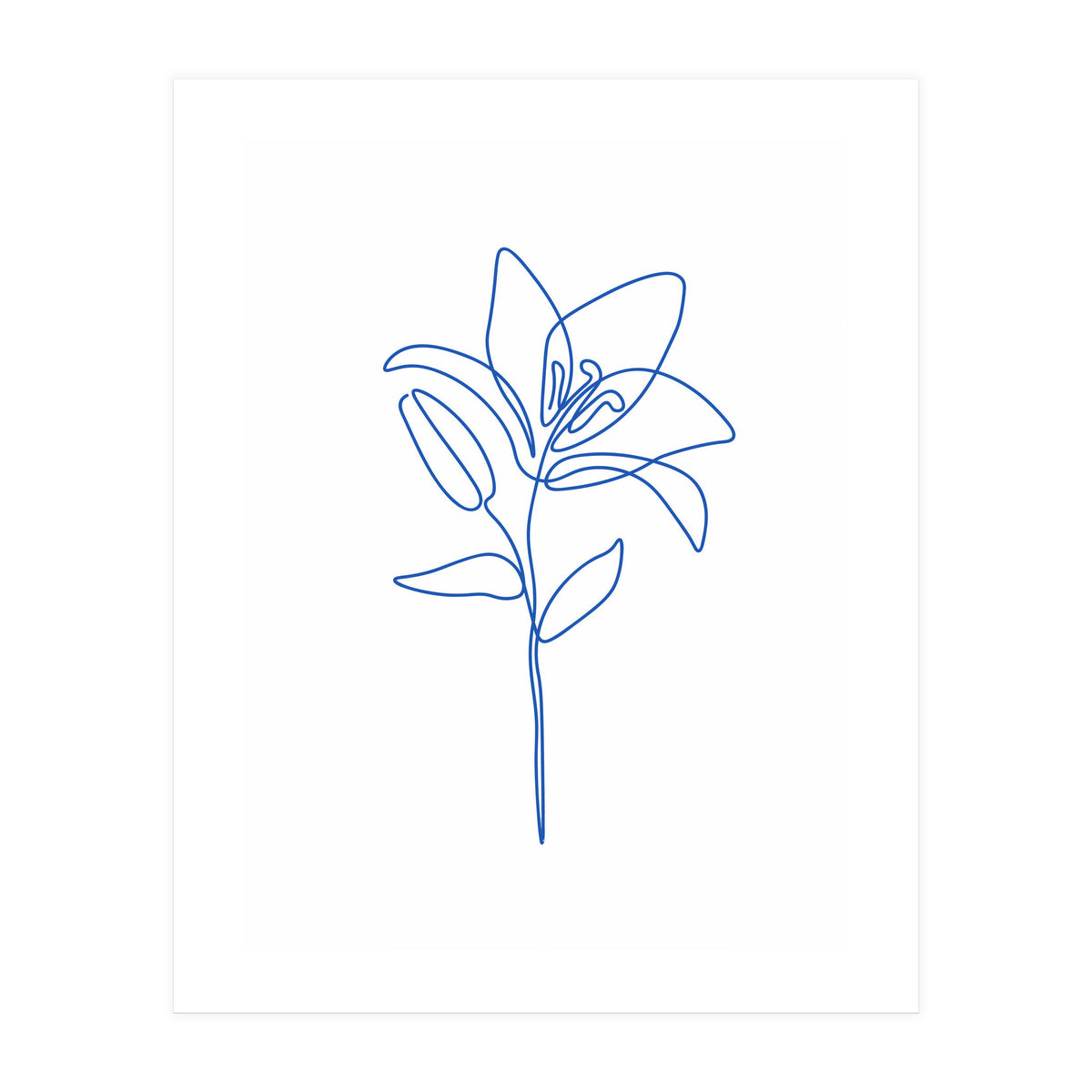 One Line Flower II (Print Only)