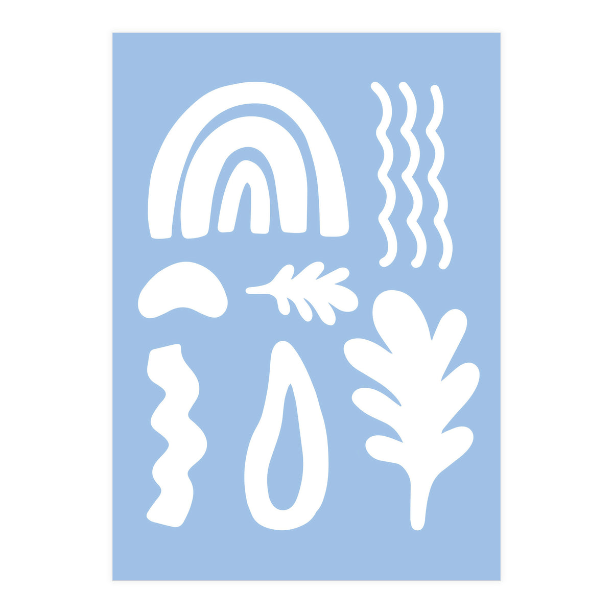 Abstract Happy Shapes (Print Only)