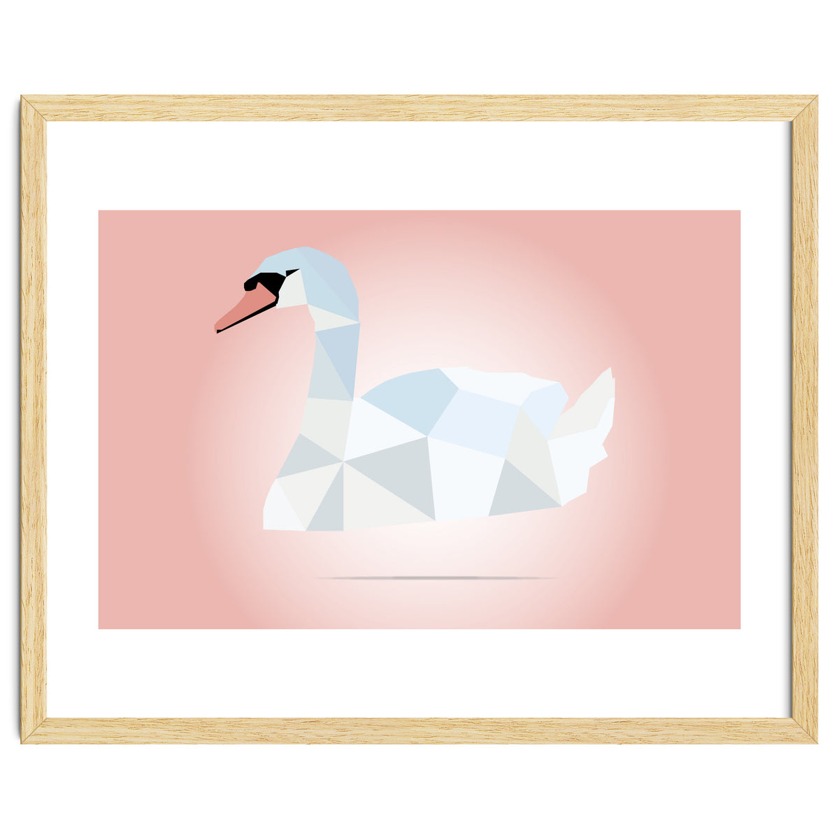 Swan Low Poly Art