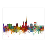 Norwich England Skyline (Print Only) thumbnail