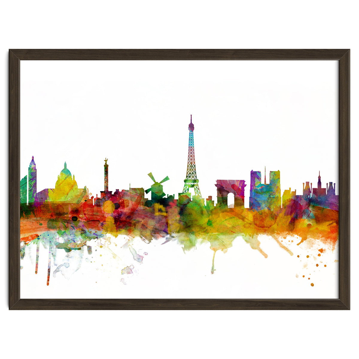 Paris France Skyline