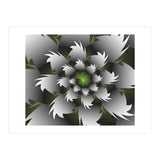 Seamless Green 3D Floral (Print Only) thumbnail