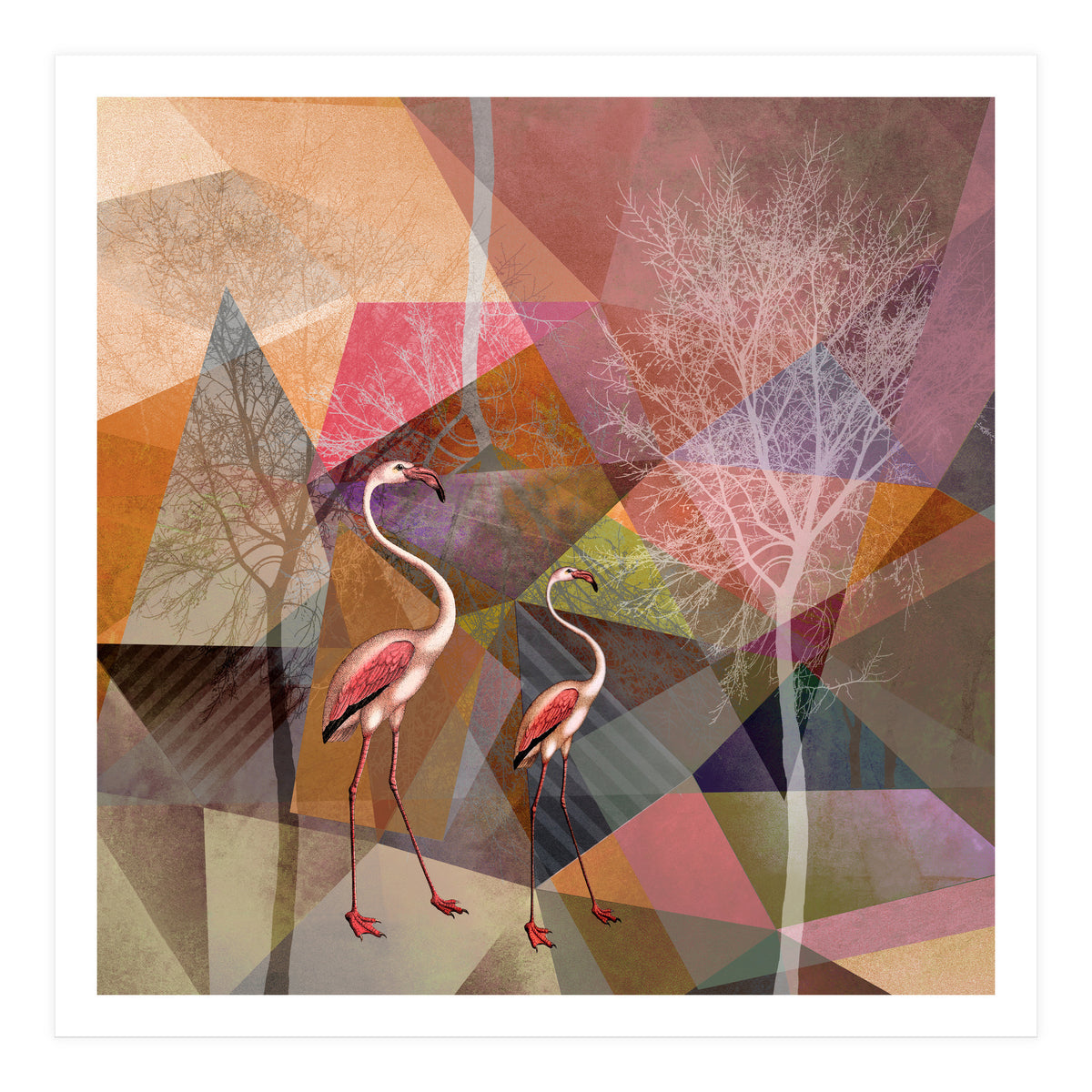 FLAMINGOS P23 (Print Only)
