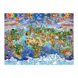 World Wonders Illustrated Map (Print Only) thumbnail
