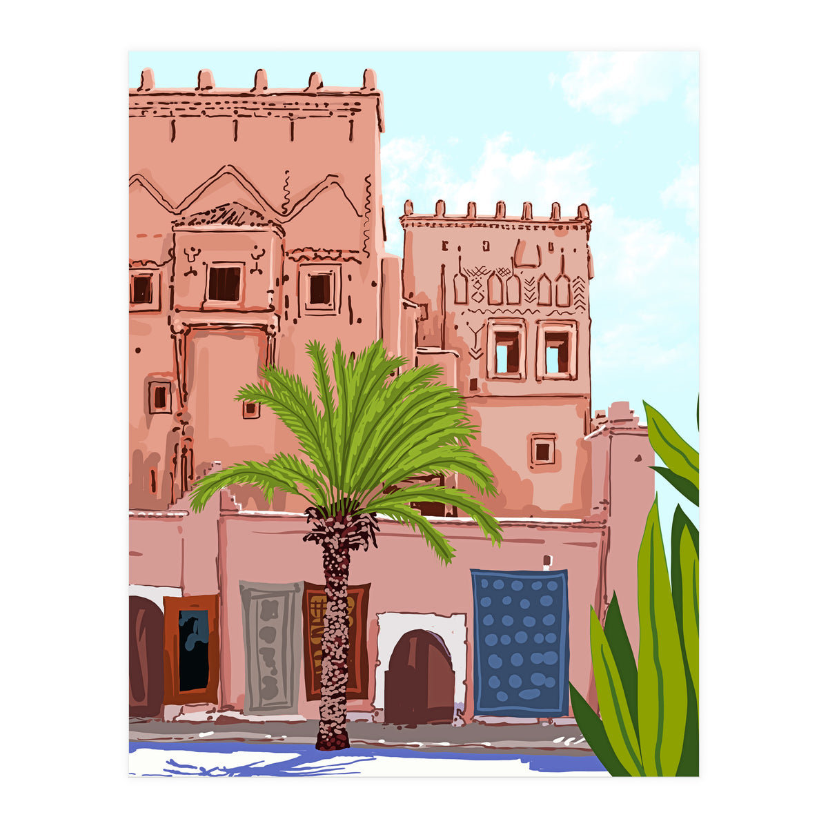 Life In Morocco  (Print Only)