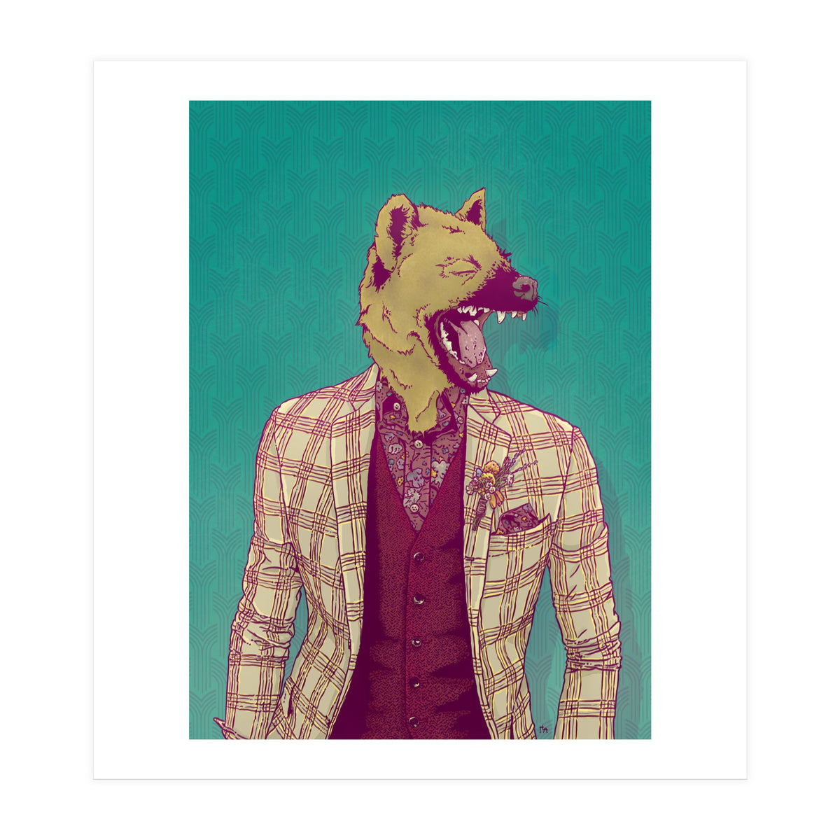 Elwood The Hyena (Print Only)