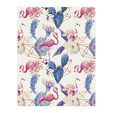 Flamingos, geometric and flowers 02 (Print Only) thumbnail