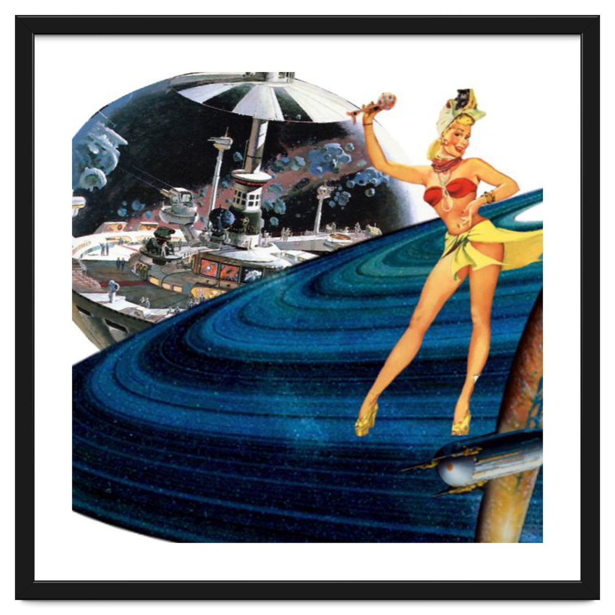 Dancer on Saturn Rings