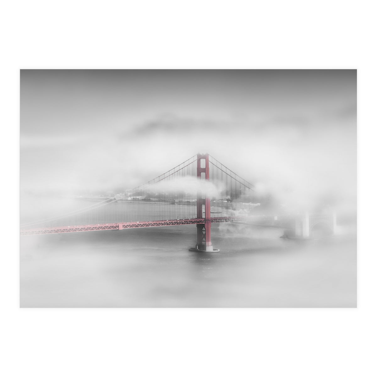Foggy Golden Gate Bridge | colorkey (Print Only)