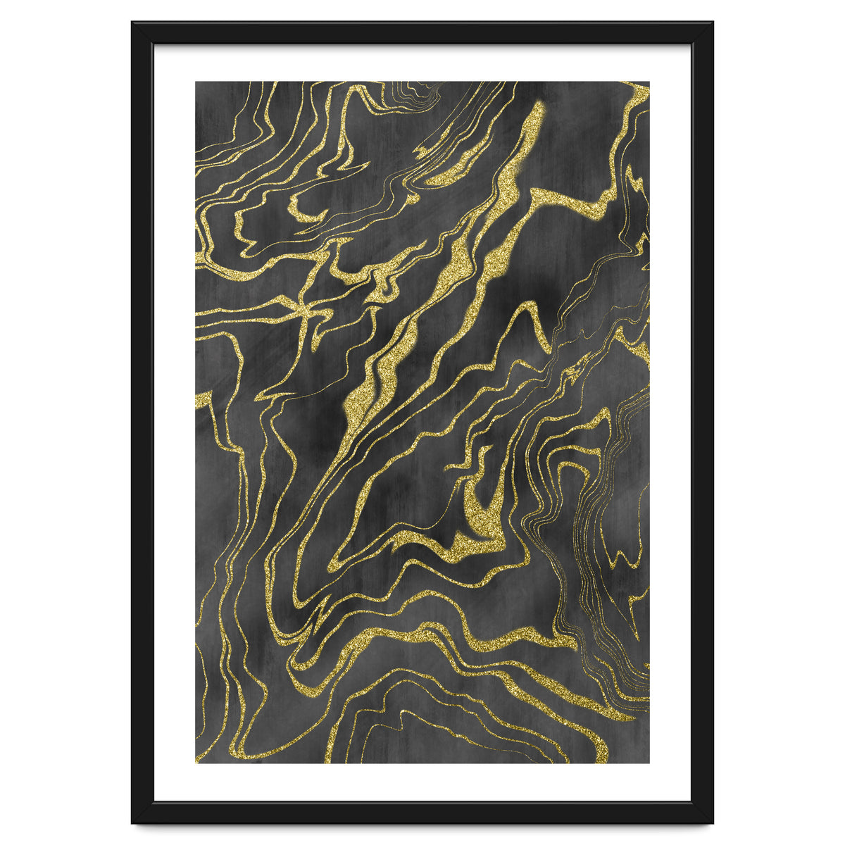 Golden Flows No. 9