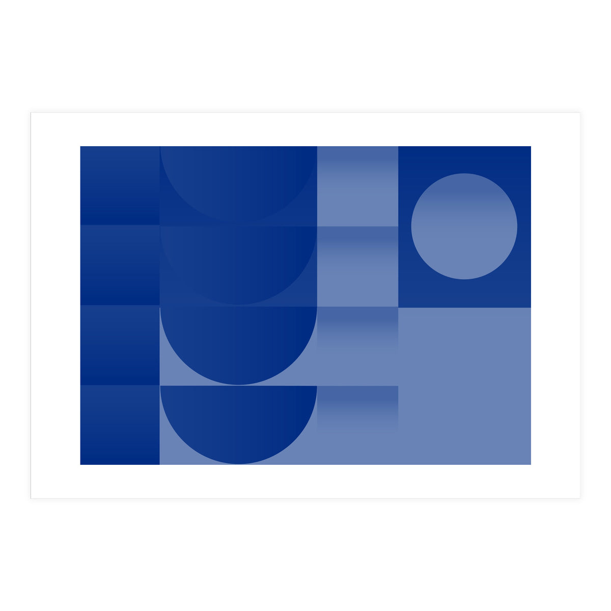 Seaside | modern blue (Print Only)