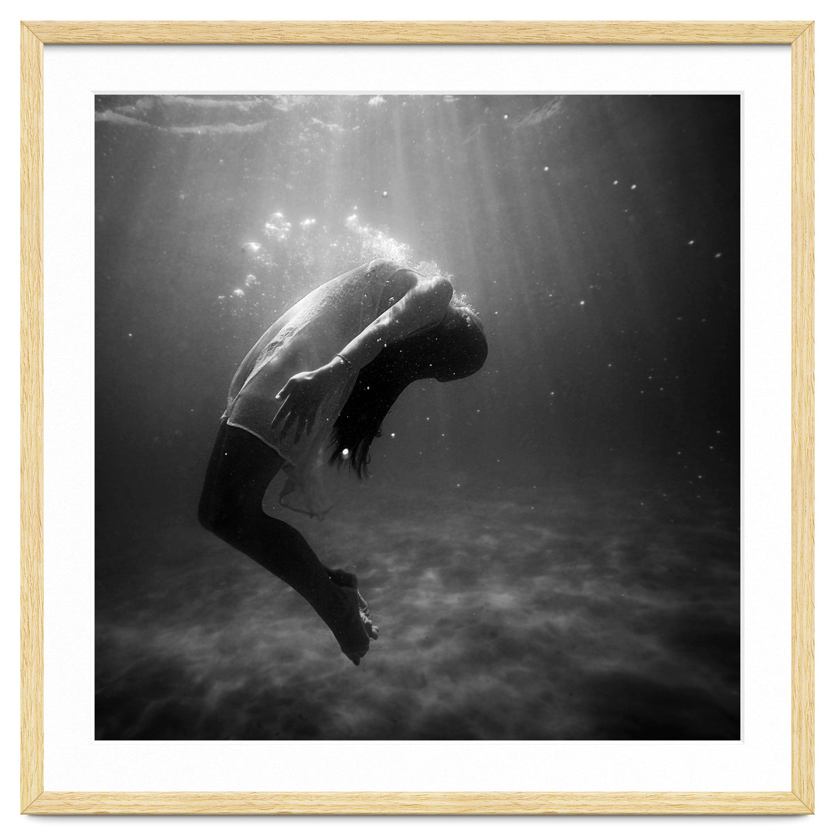 Woman Inside The Water