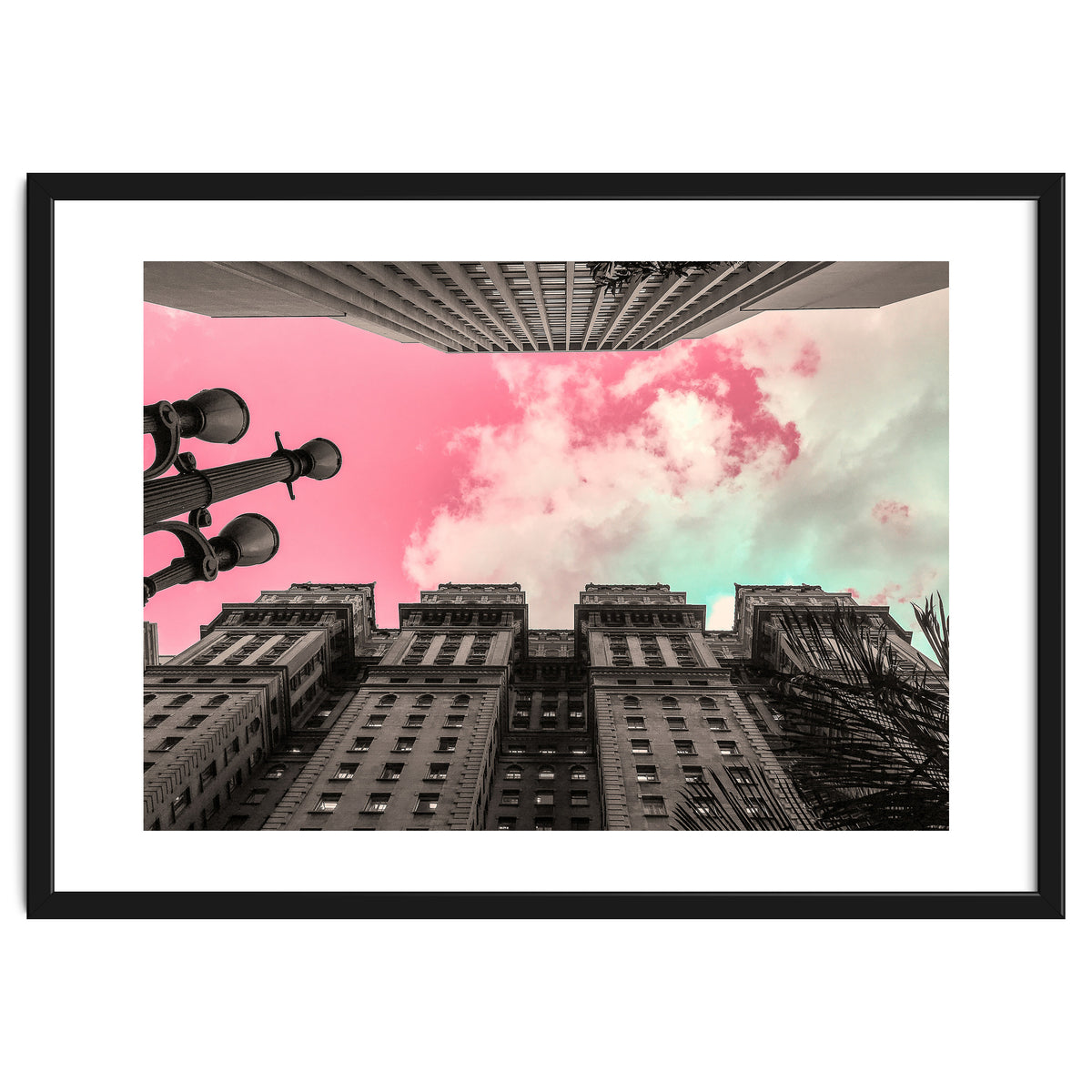 Pink Sky in São Paulo - Martinelli building