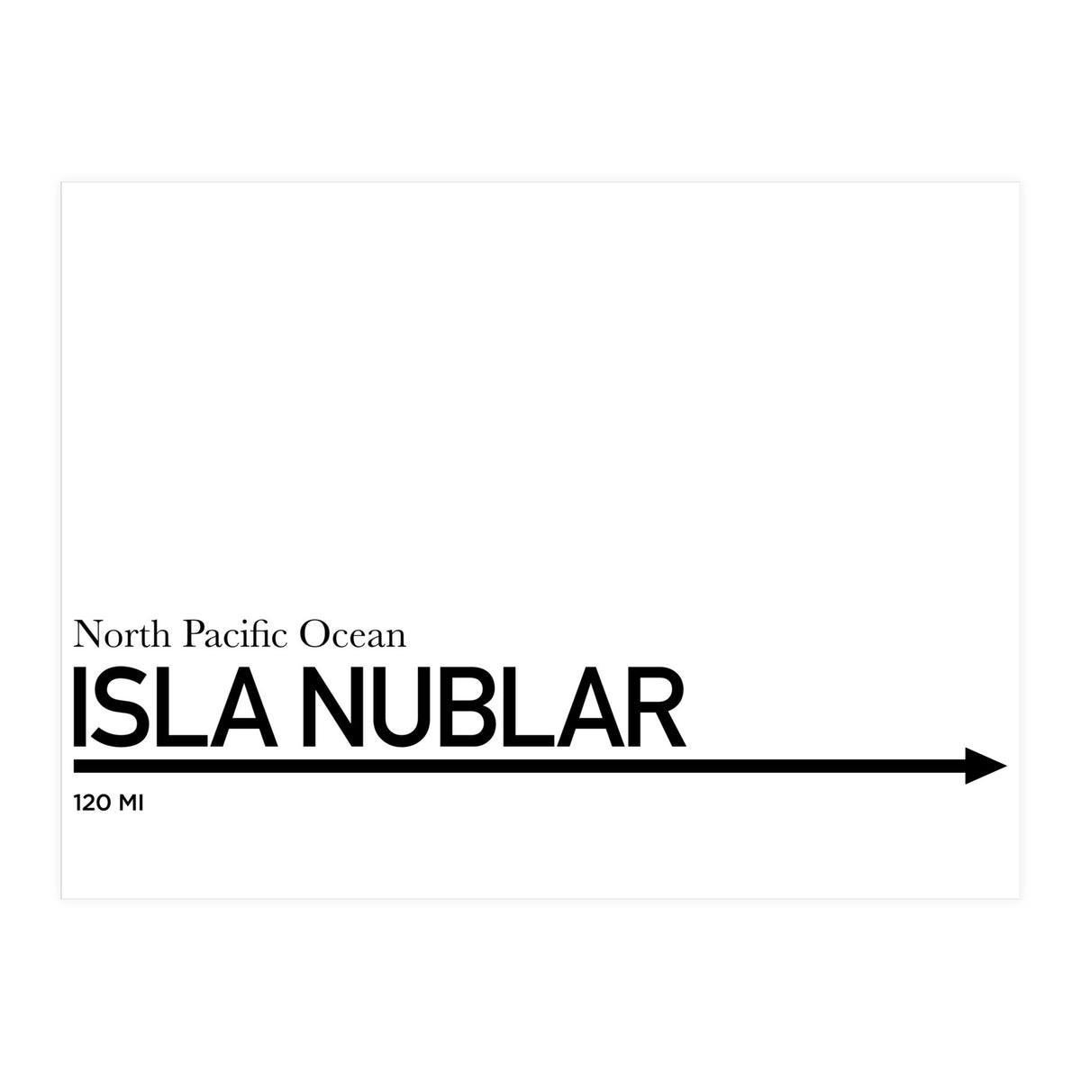 TO ISLA NUBLAR (Print Only)