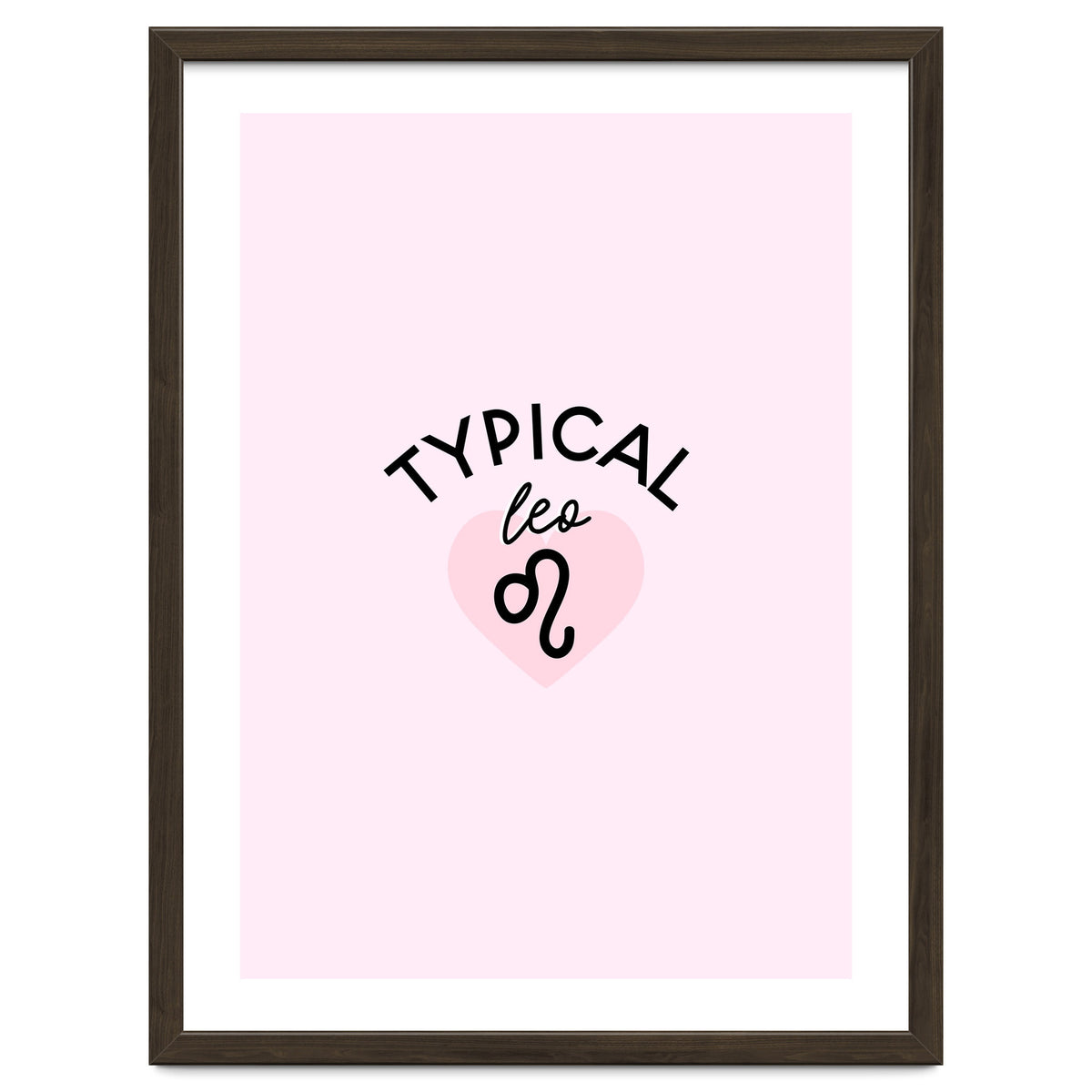 Typical Leo Horoscope Print
