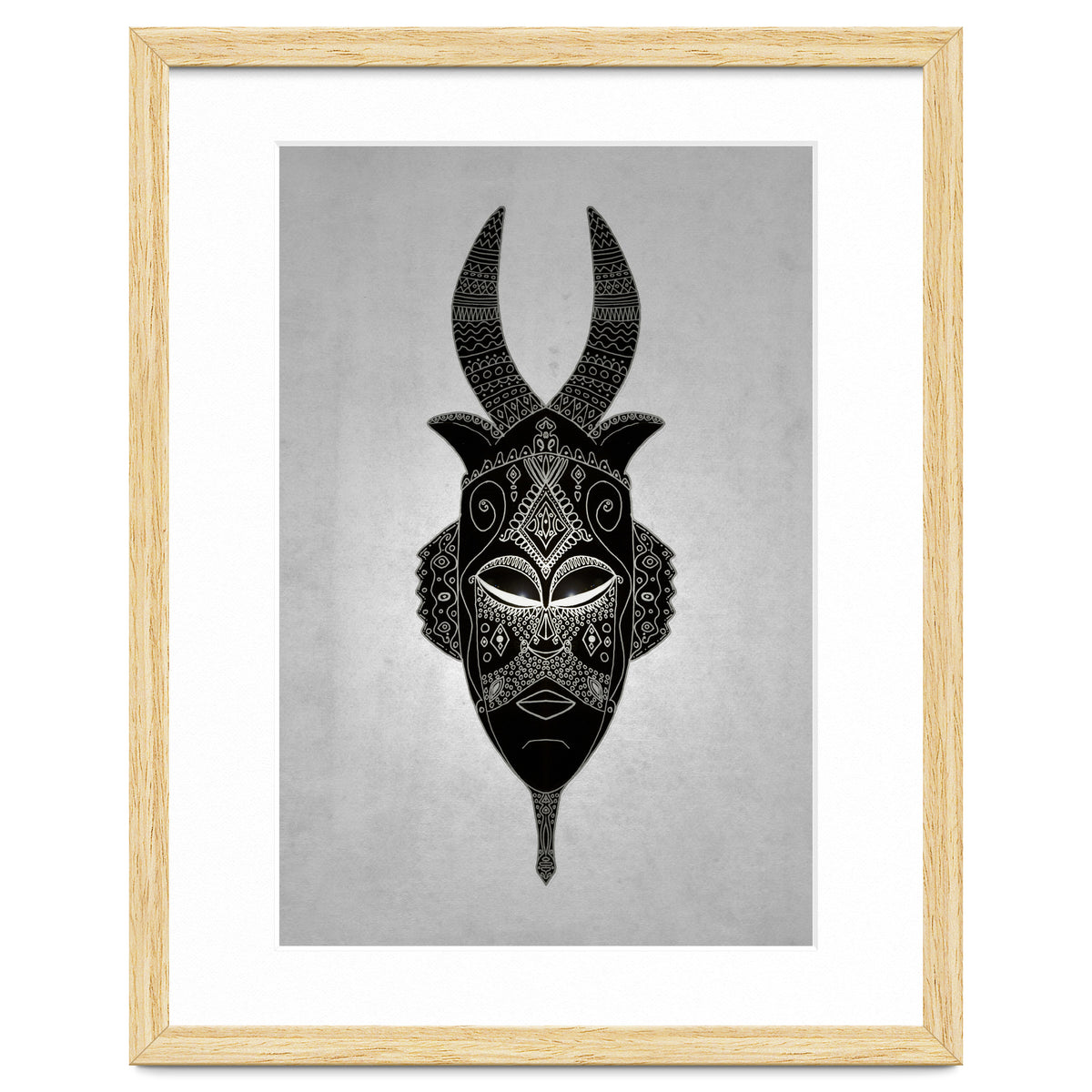 Horned Tribal Mask