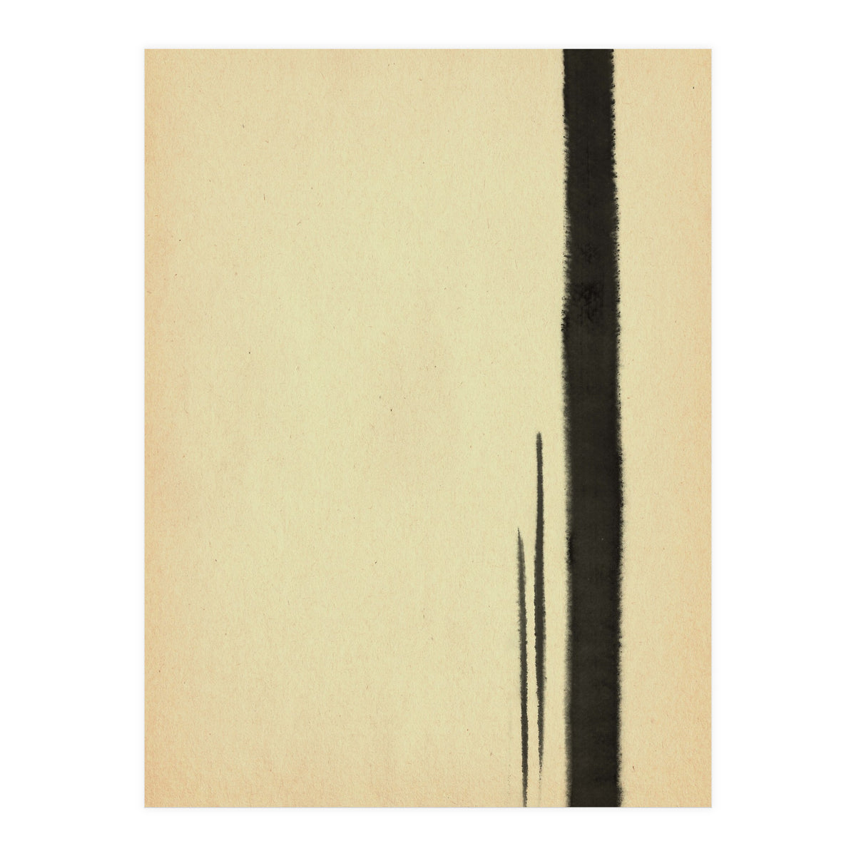 Minimalist black stripe (Print Only)