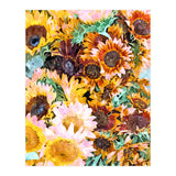 Summer Sunflowers, Modern Bohemian Urban Jungle Paint (Print Only) thumbnail