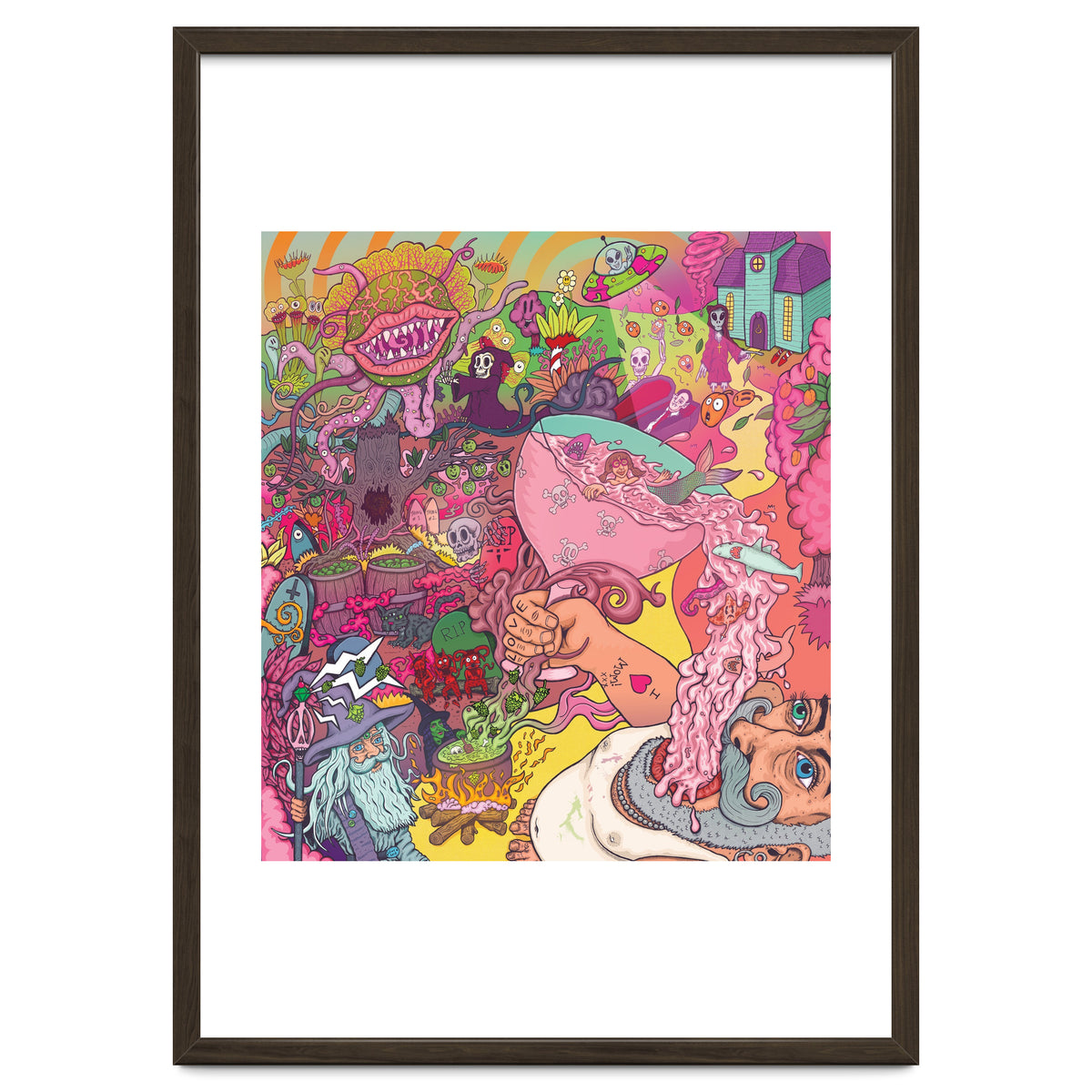 Abbeydale Brewery Collab Series Full Illustration - Yeastie Boys UK, Northern Monk, Origins Fyne Ales, Haand, Brew York and Black Jack Brewery.