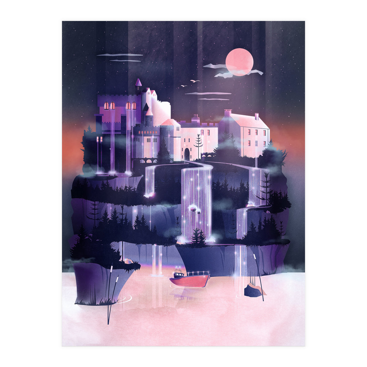 Waterfall Castle (Print Only)