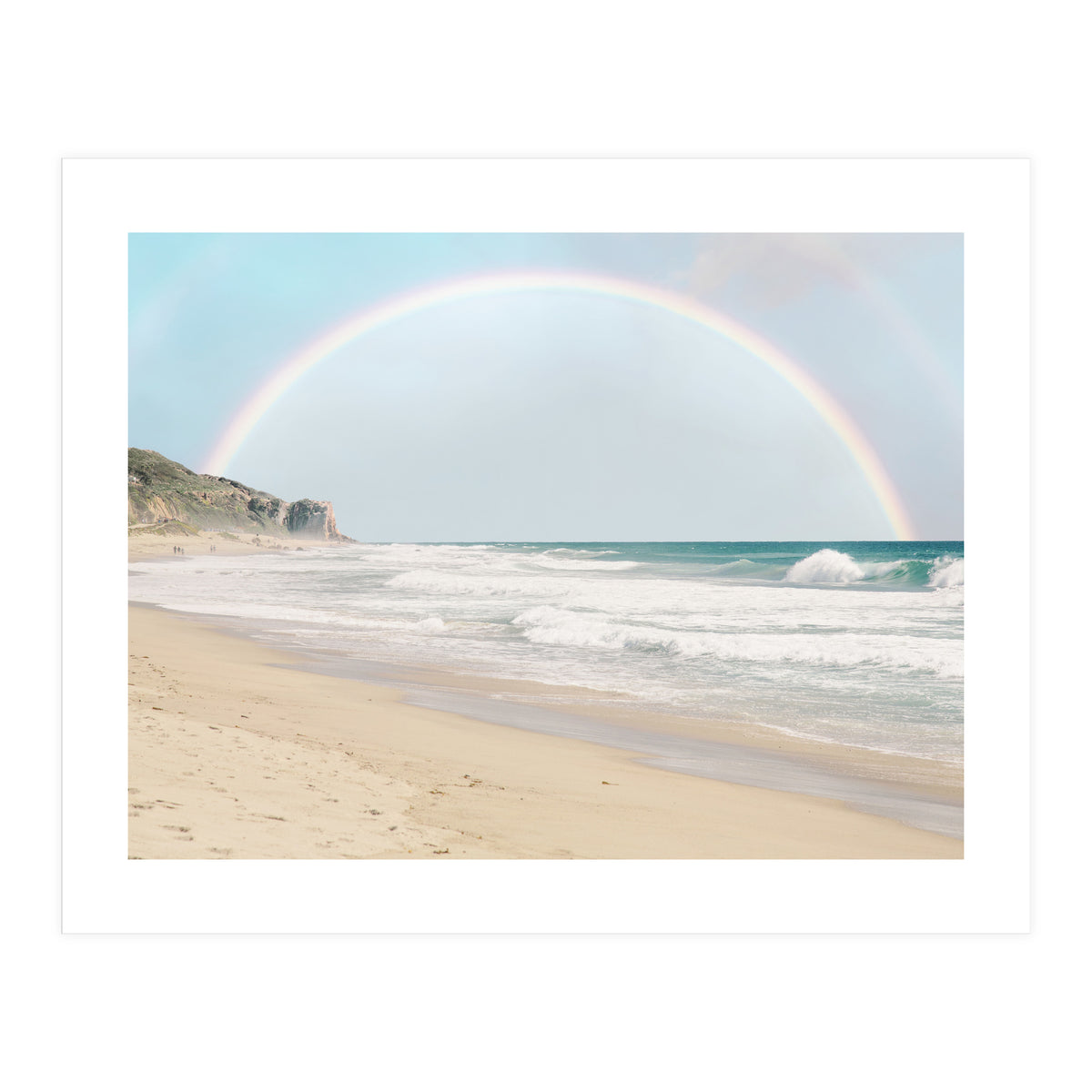 Malibu Beach Rainbow (Print Only)