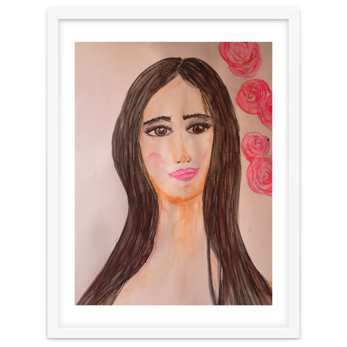 A Brunette With Sad Eyes