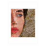 Under The Jute Hat, Bohemian Woman Fashion Painting (Print Only) thumbnail