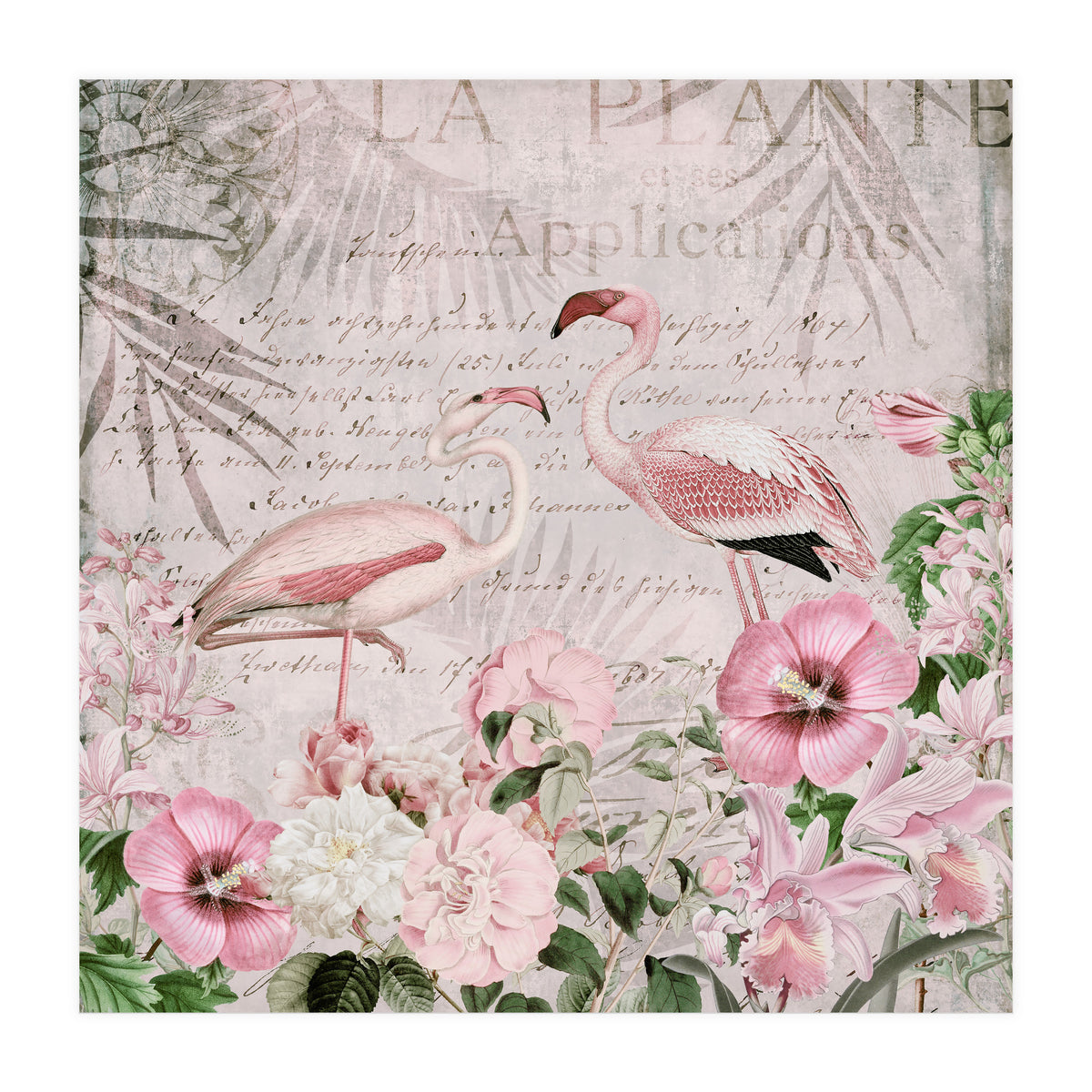 Flamingo Paradise 2 (Print Only)