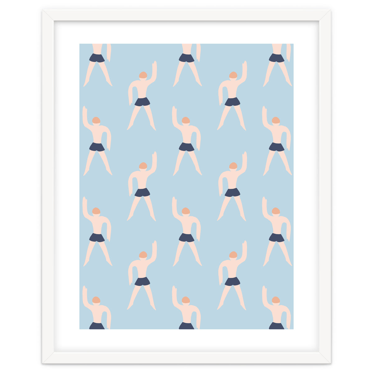 Swimming Boy Pattern