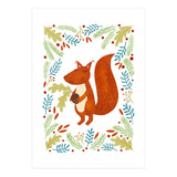 Squirrel With Acorn (Print Only) thumbnail