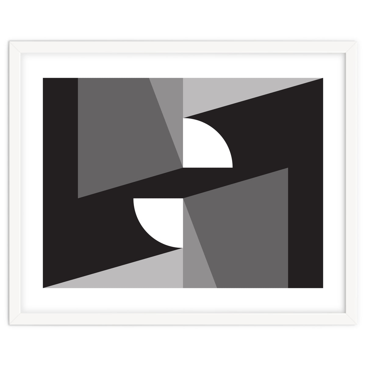 Geometric Shapes No. 11 - monochrome