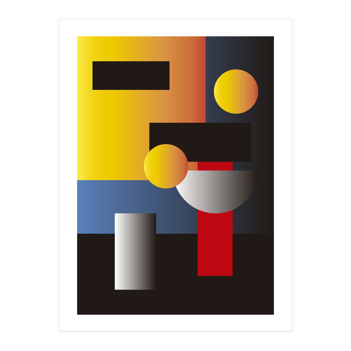 Modern Geometric Abstract 10 (Print Only)