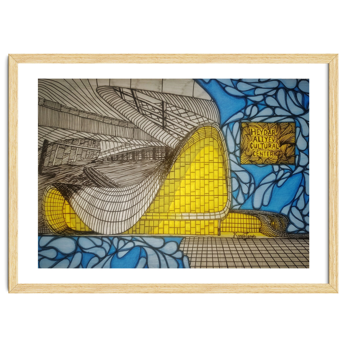 Heydar Aliyev Center Coloured